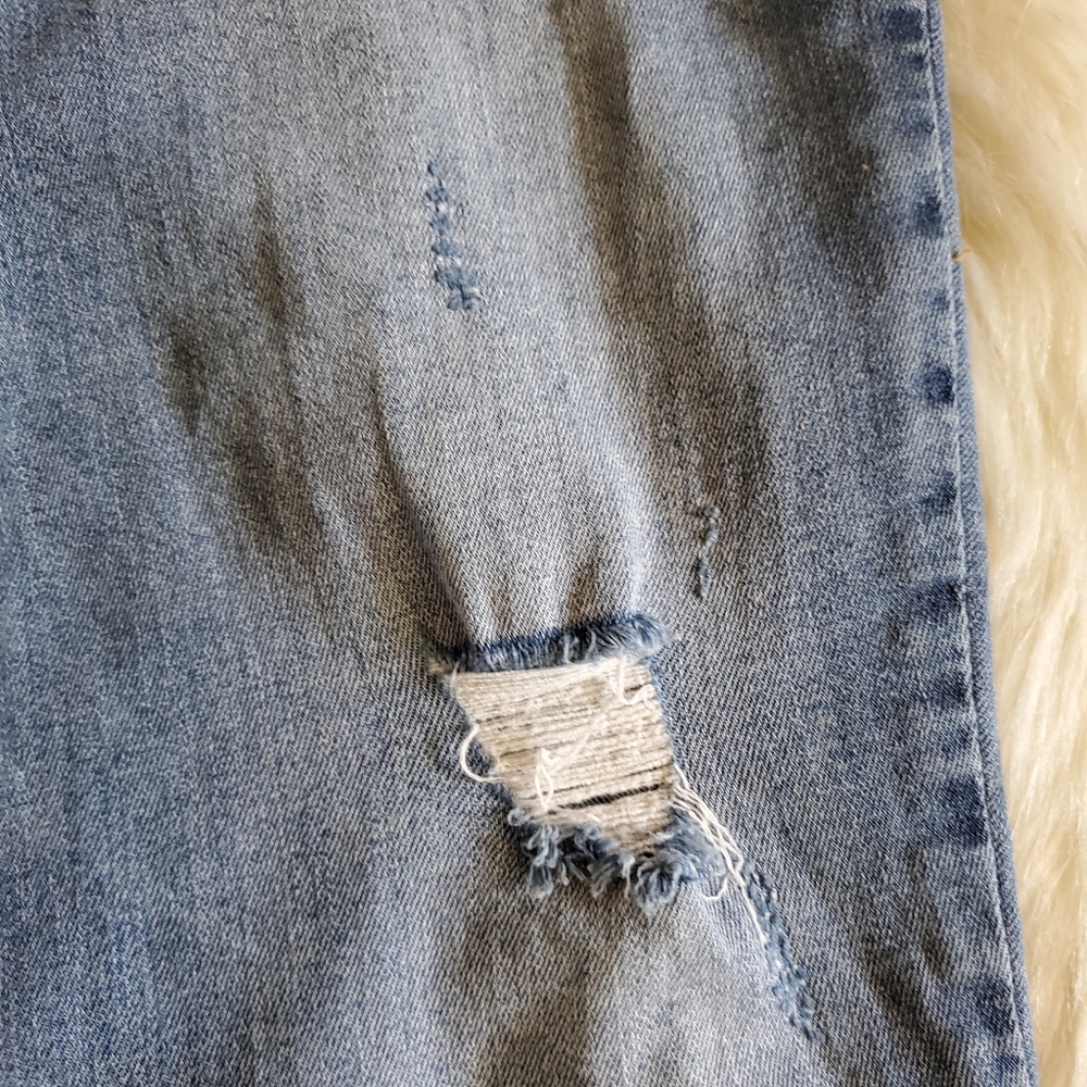 Free People Great Heights Frayed Hem Distressed Skinny Jeans Size 30 - Picture 10 of 16